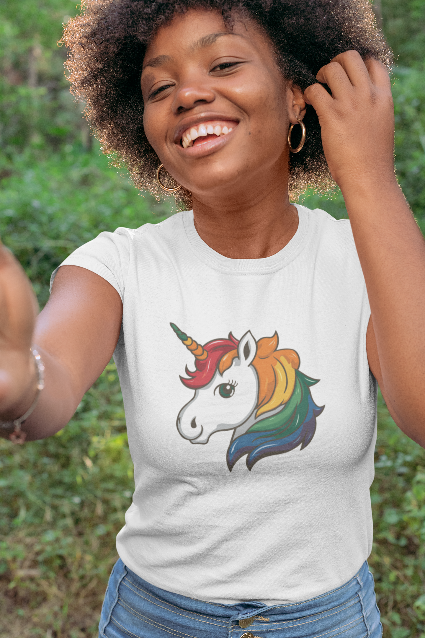 🦄🌈 Rainbow Unicorn Design DTF Transfer FT198