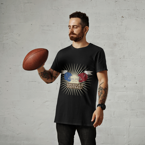 🏈 American Football – Winged Helmets Graphic Design DTF Transfer FT1209