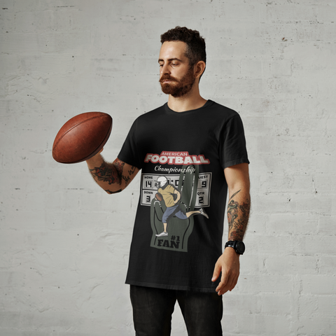 🏈American Football – Championship #1 Fan Graphic Design DTF Transfer FT1211