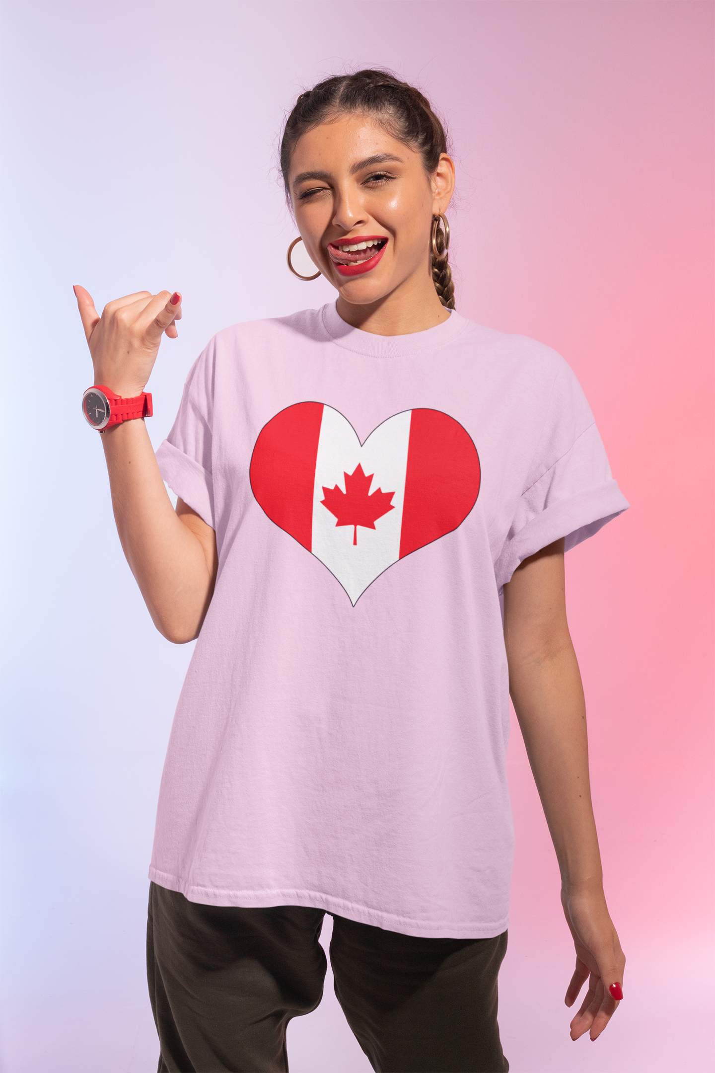 Heart Canada Flag FT30