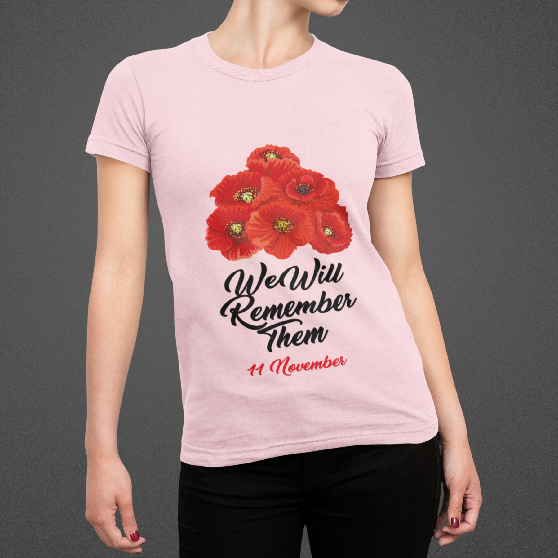 ❤️ We Will Remember Them Design DTF Transfer FT987