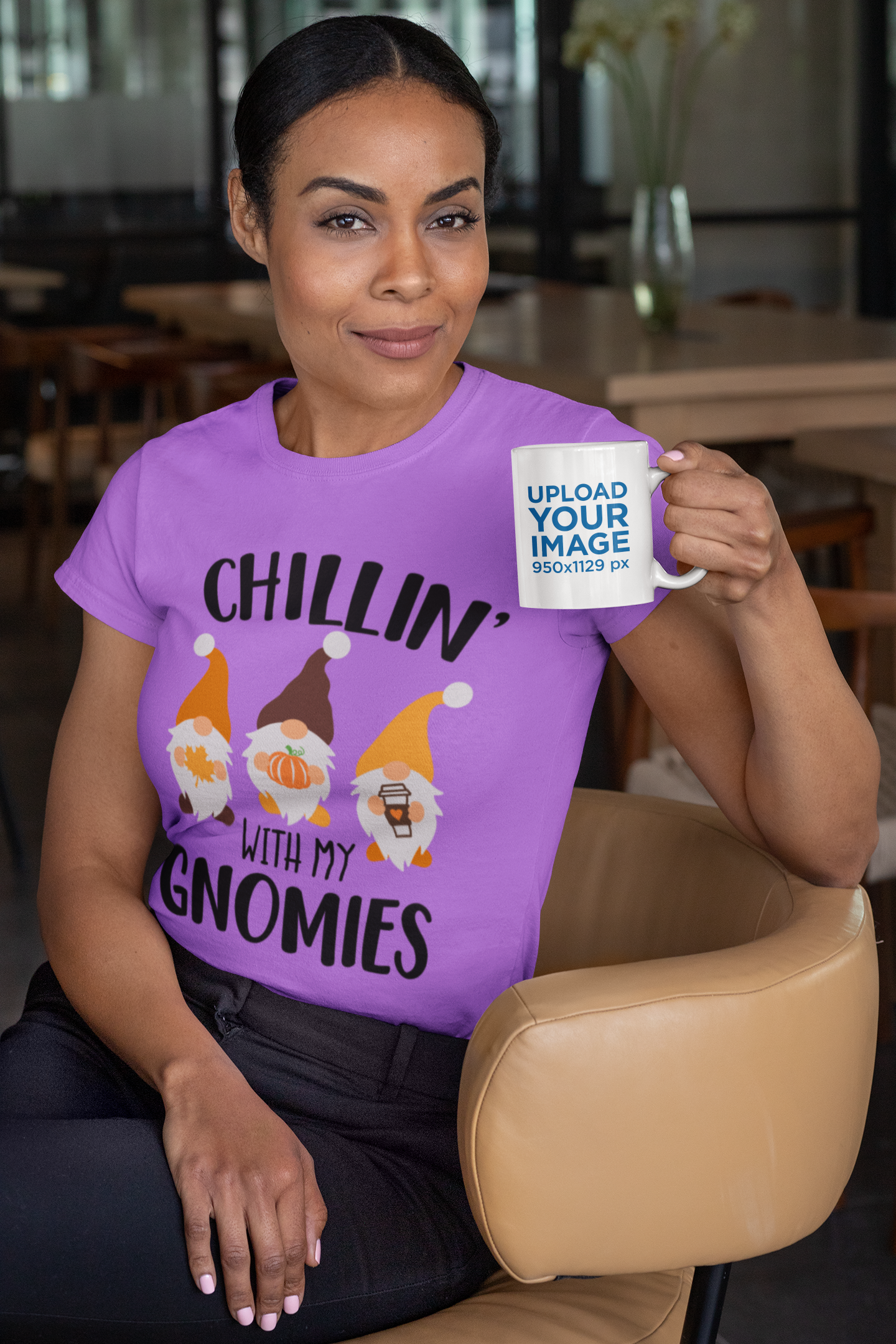 🧡 Chillin’ With My Gnomies  in Black FT483