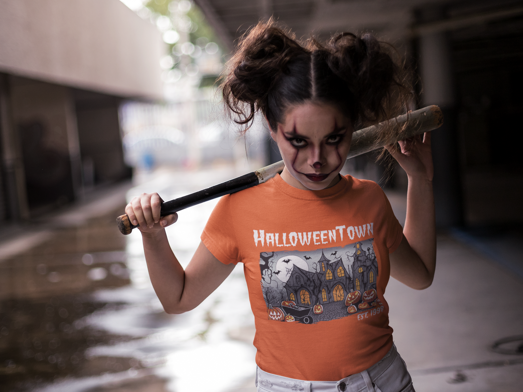 🕯️🎃 Halloween Town Art Design DTF Transfer FT291