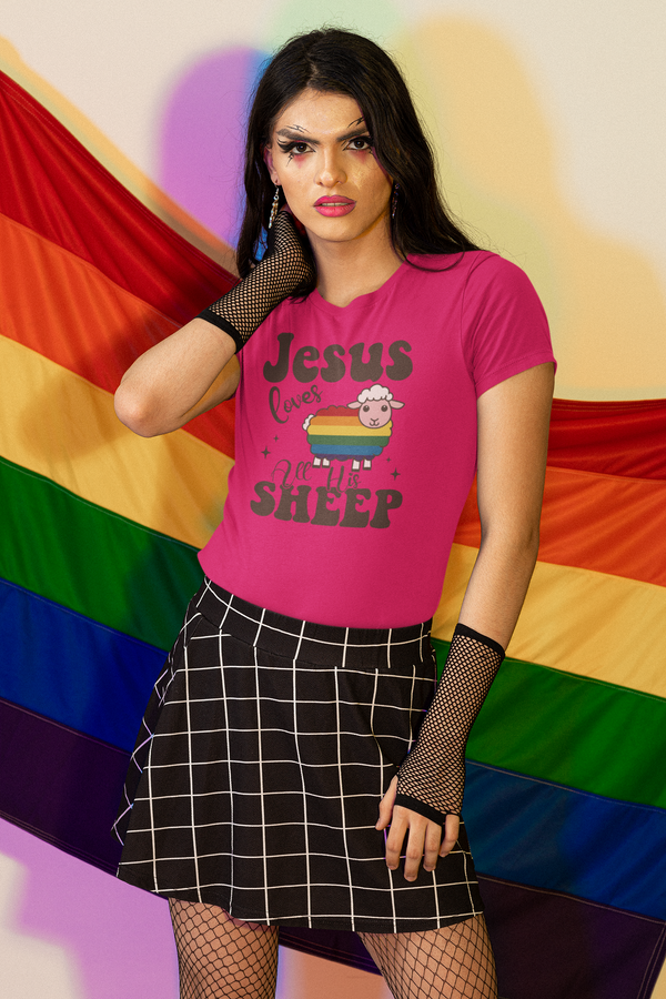 🙏🐑 Jesus Loves All His Sheep DTF Transfer FT190