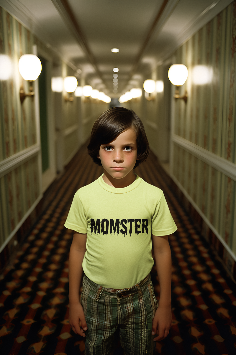 👻🩸 MOMSTER – For Halloween Black Font DTF Transfer  FT603
