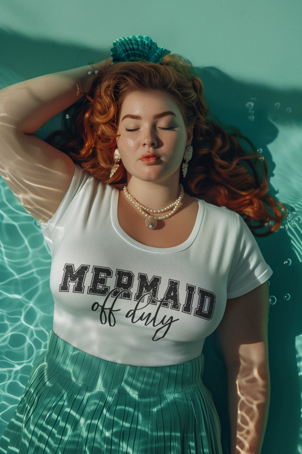 🧜🌊 Mermaid Off Duty Design DTF Transfer FT256