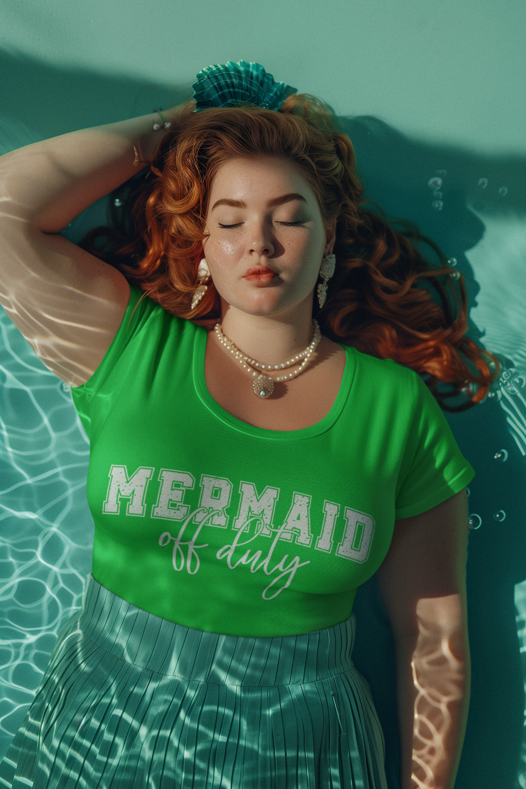 🧜🌊 Mermaid Off Duty Design 2 DTF Transfer FT257