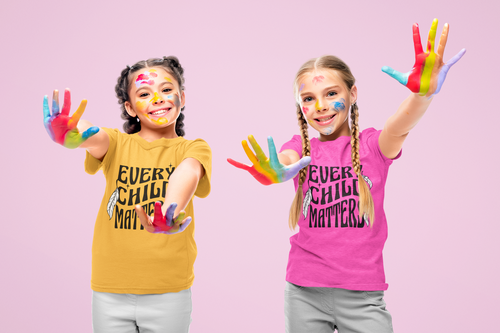 ❤️ Every Child Matters – Feather Frame Statement | DTF Transfer FT974
