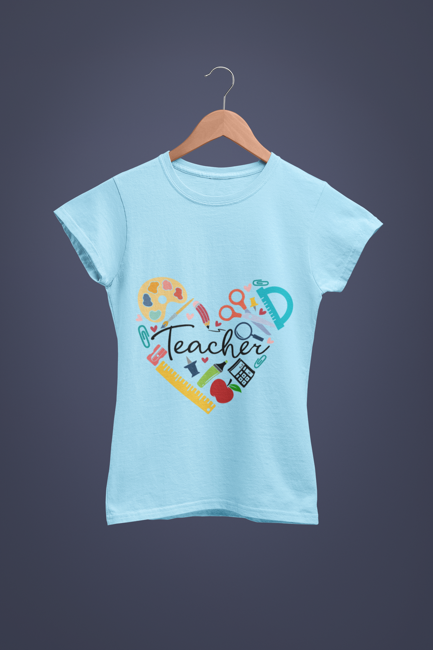 🍎 Made to Teach School Supplies Design DTF Transfer FT394
