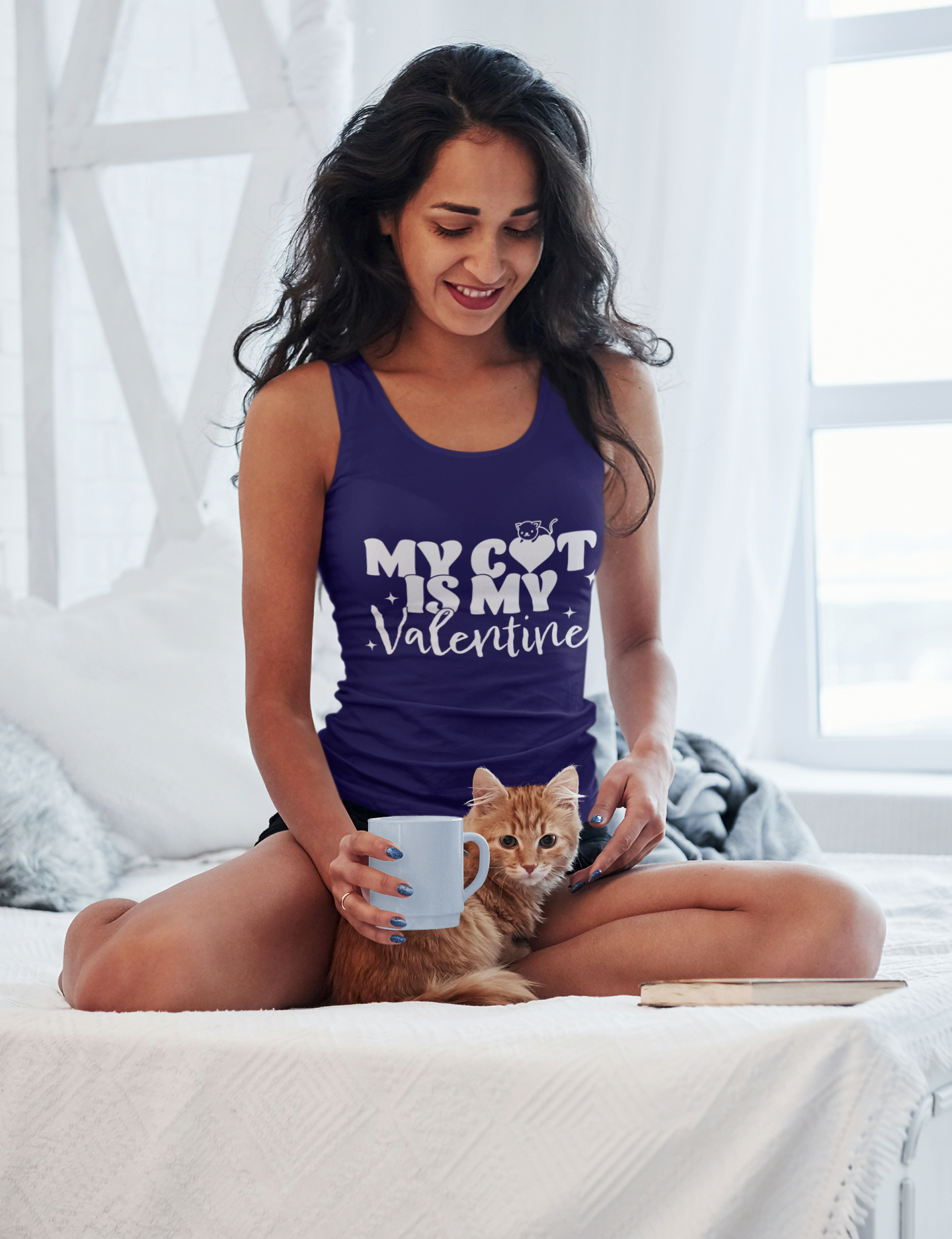 🐾 My Cat Is My Valentine Design DTF Transfer FT383