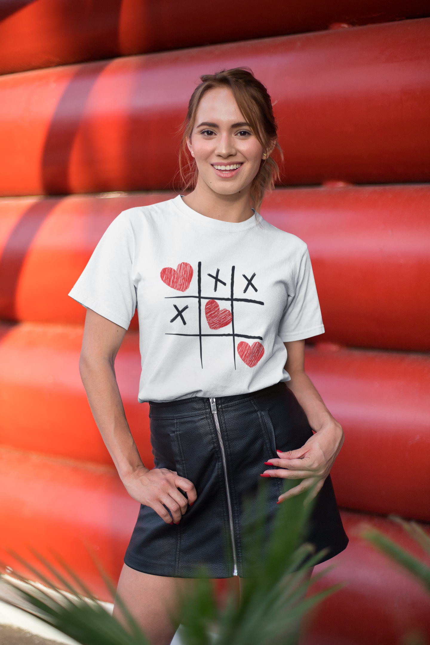 ❤️ Tic Tac Toe Love Romantic Game Design DTF Transfer FT389