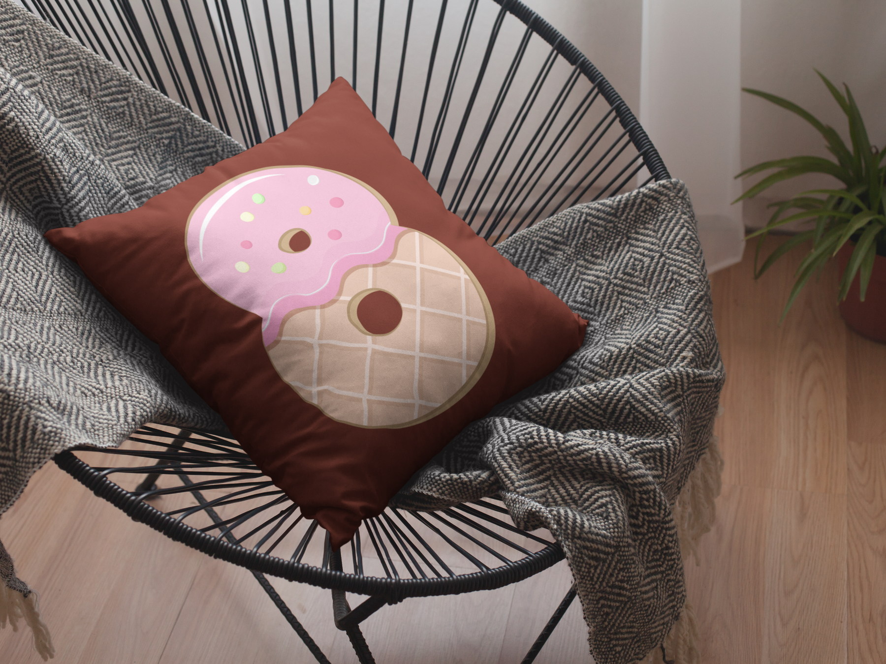 🎂✨ Birthday Number “8” – Donut Style  | DTF Transfer FT1162