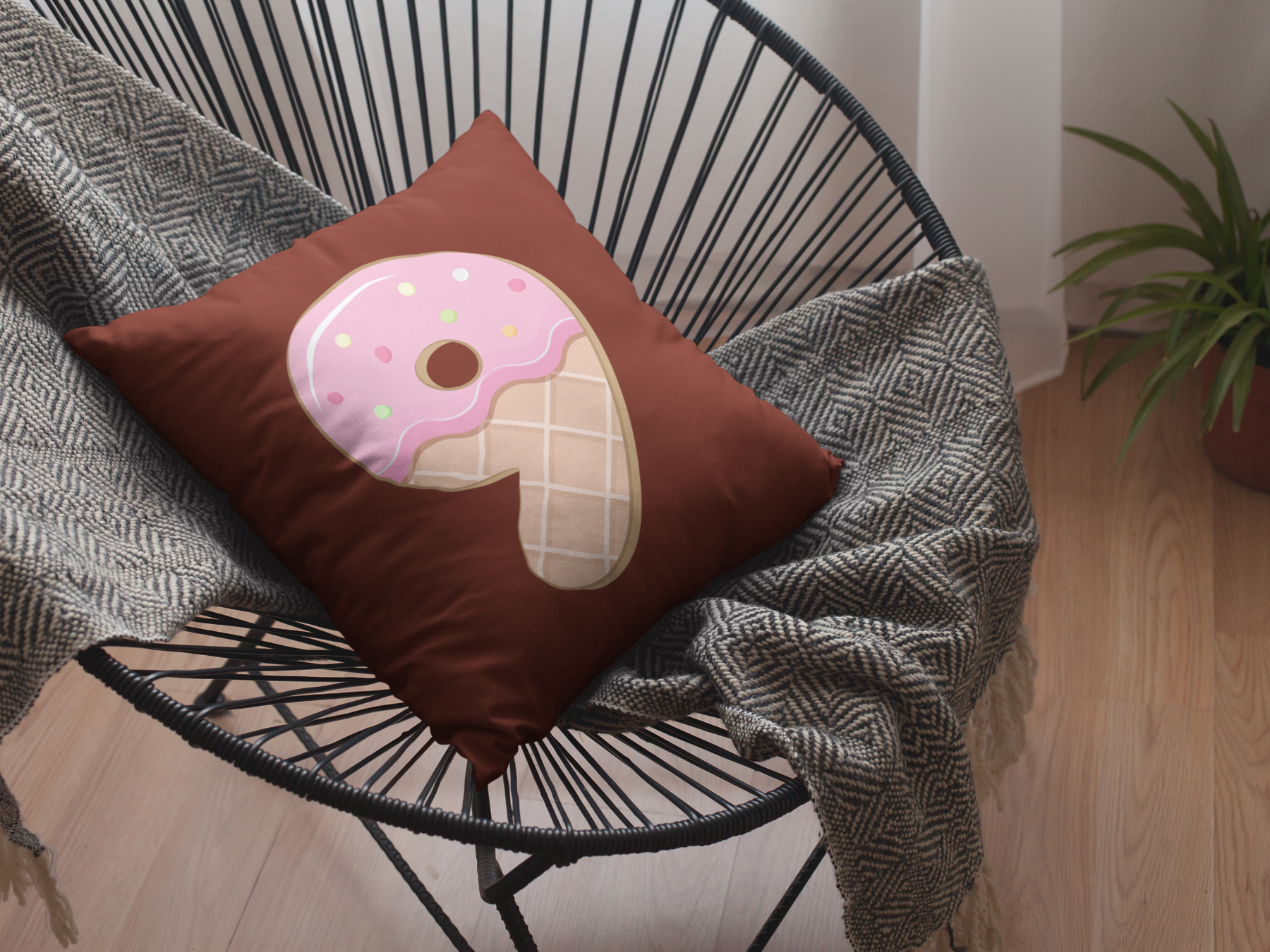 🎂✨ Birthday Number “9” – Donut Style  | DTF Transfer FT1163