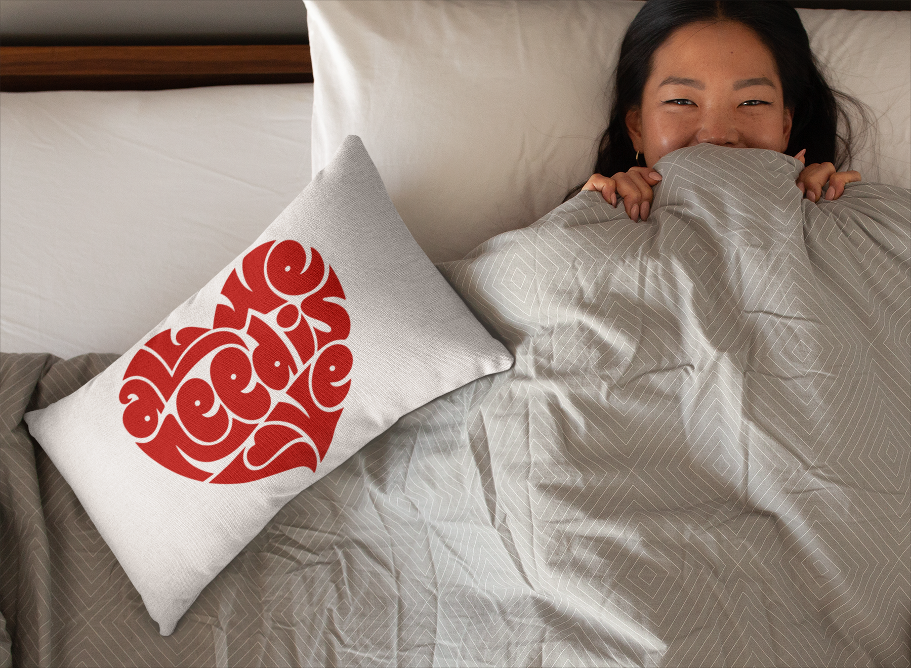 🤍 All We Need Is Love Bold, Groovy & Feel-Good Design DTF Transfer FT402