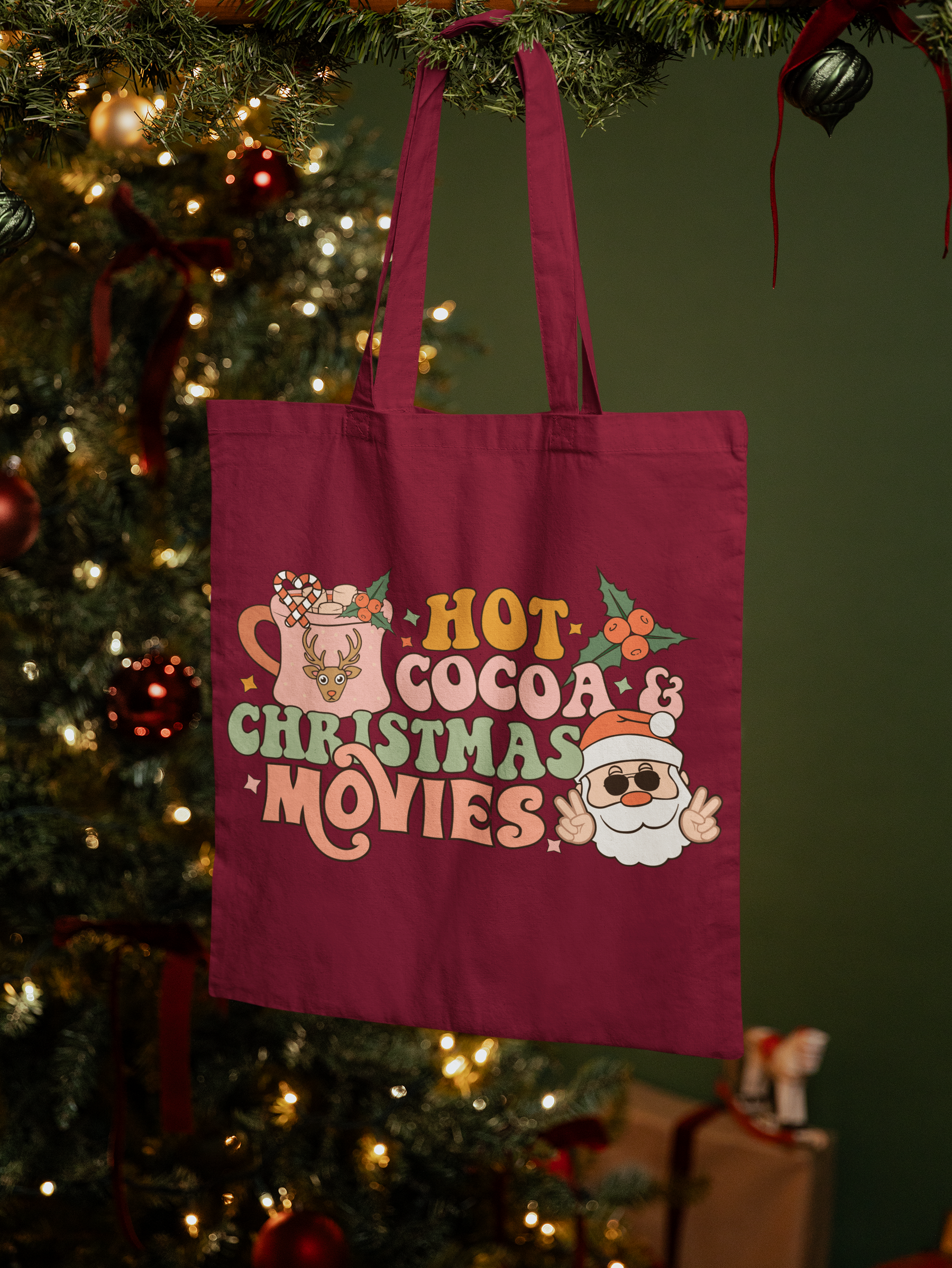 🎄 Hot Cocoa & Christmas Movies  DTF Transfer FT450