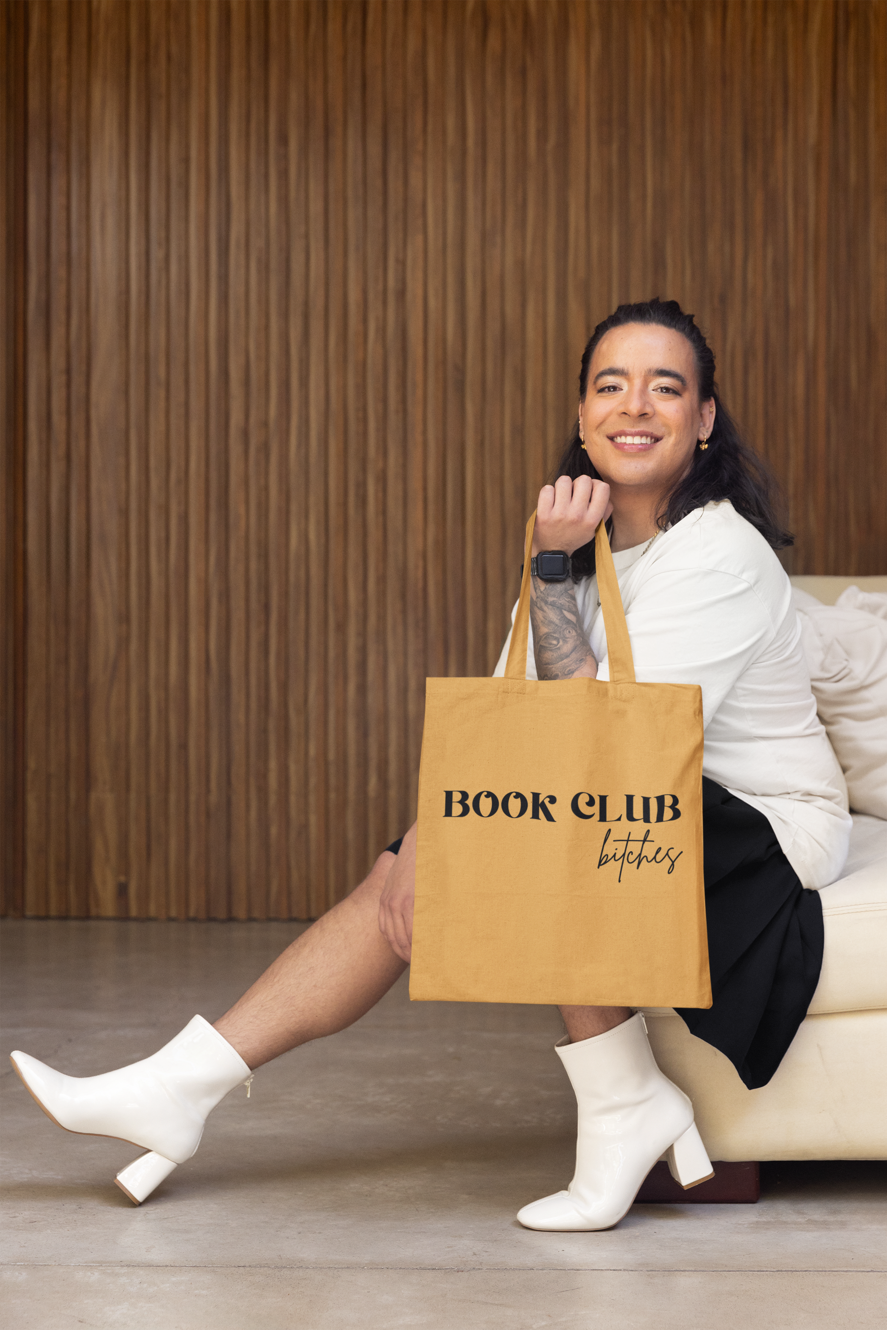 Book Club Bitches DTF Transfer in Black FT502