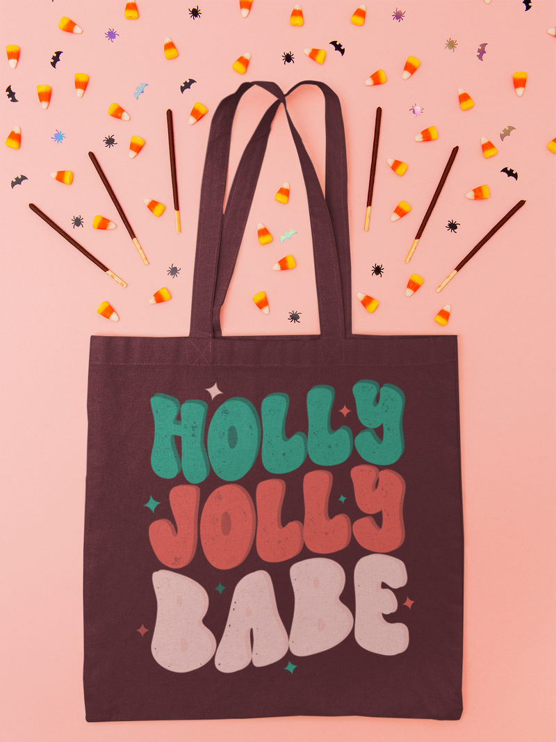 “Holly Jolly Babe” DTF Transfers Design FT479