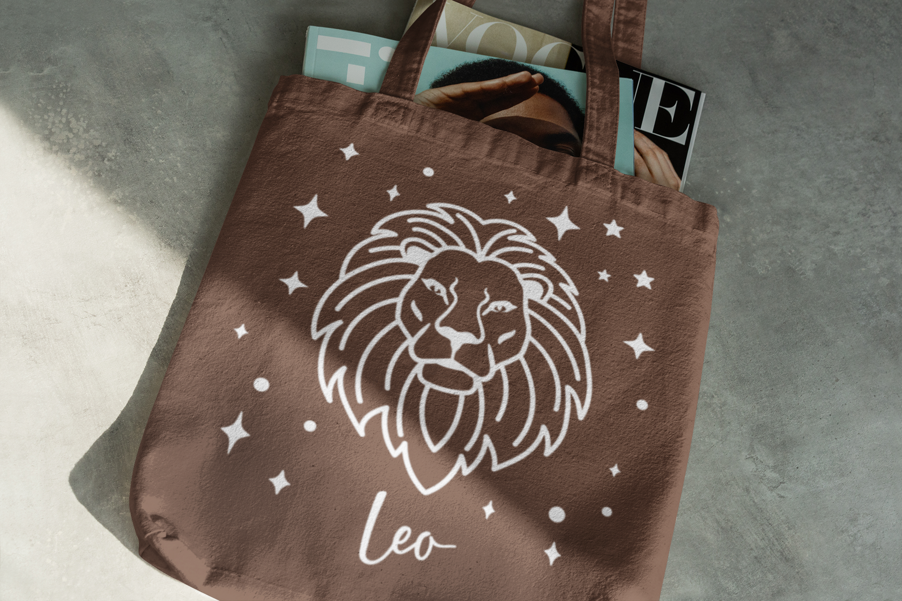 ♌🦁 Leo Zodiac – Sovereign Presence DTF Transfer FT907