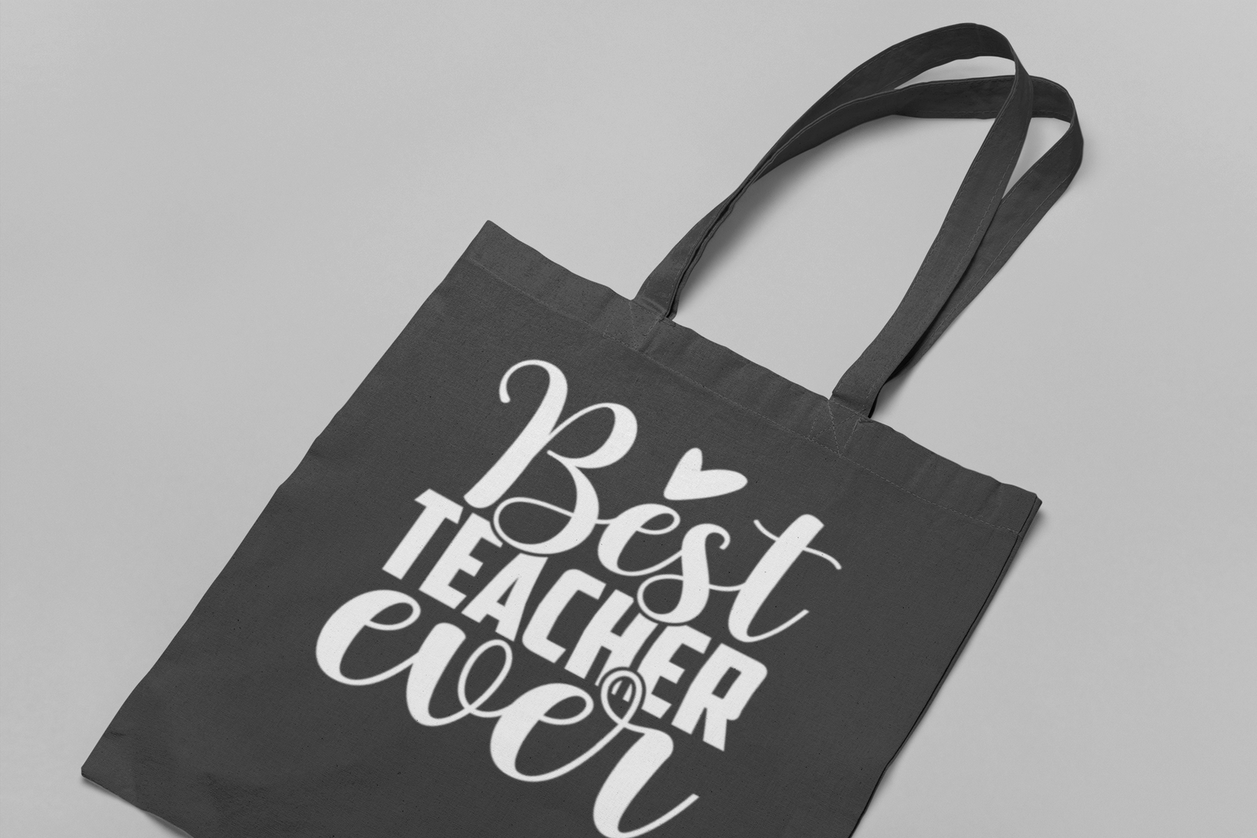 🎨 Best Teacher Ever White Design DTF Transfer FT590