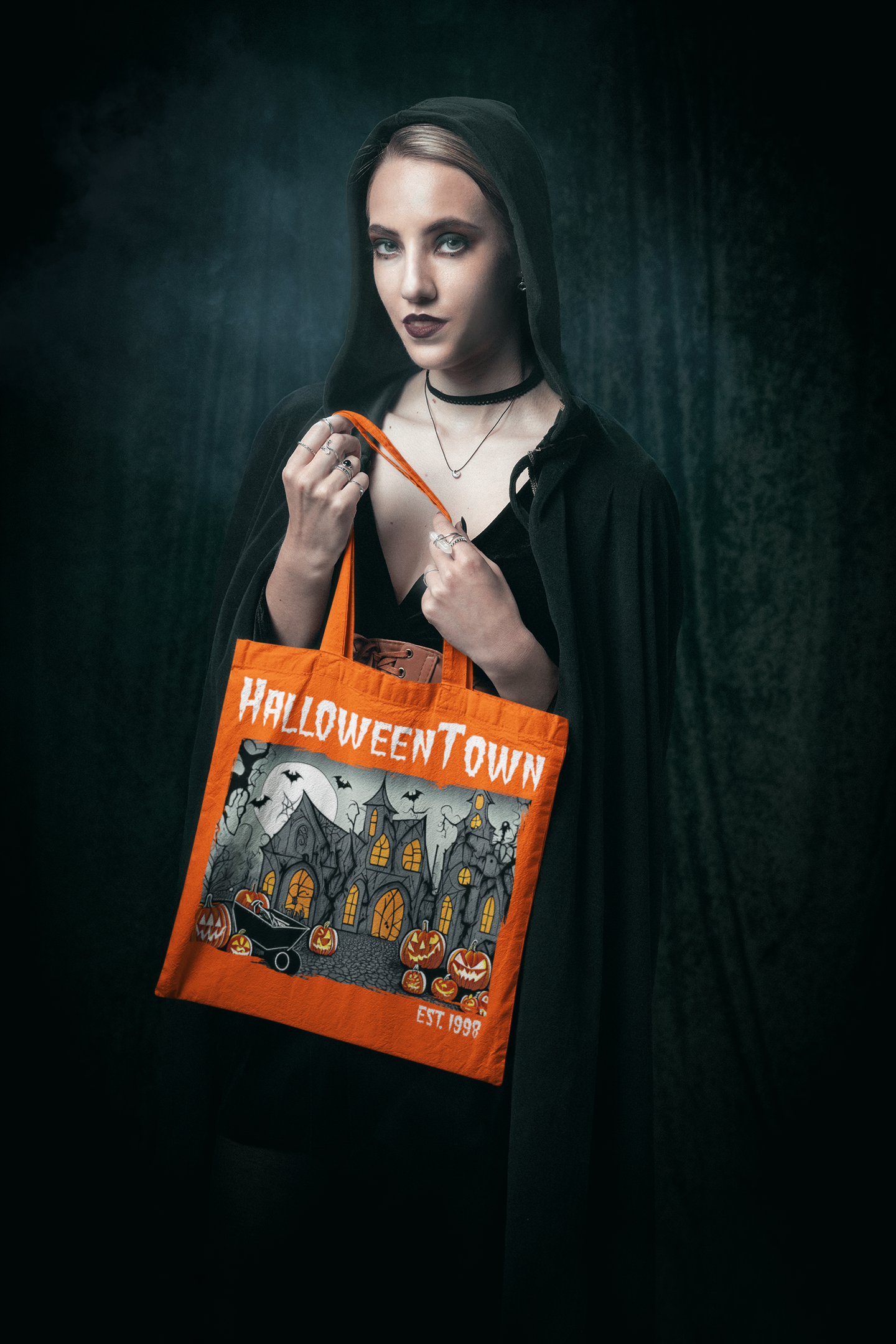 🕯️🎃 Halloween Town Art Design DTF Transfer FT291