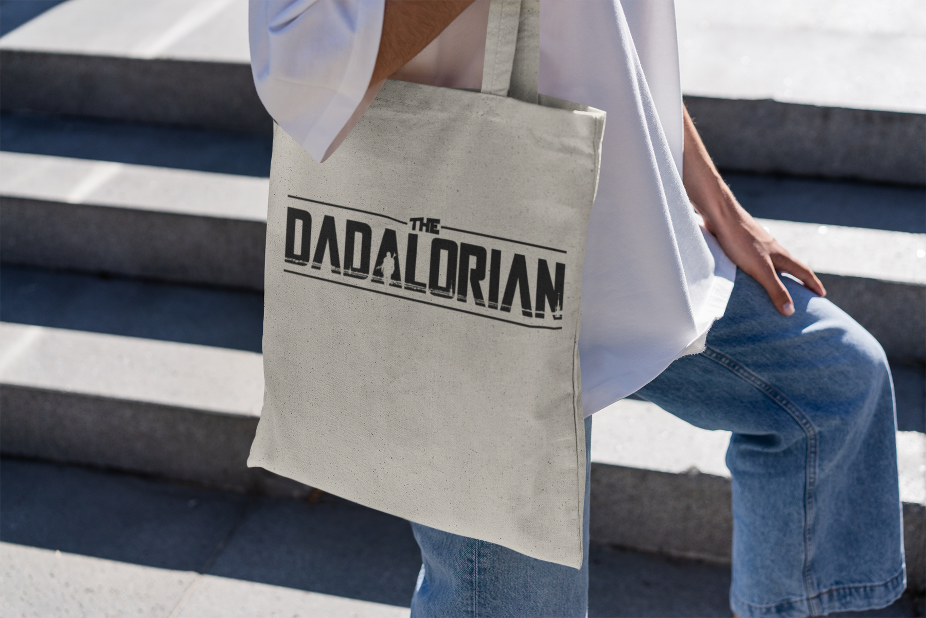 🖤 The Dadalorian Black Design DTF Transfer FT343