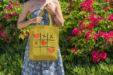 ❤️ Tic Tac Toe Love Romantic Game Design DTF Transfer FT389