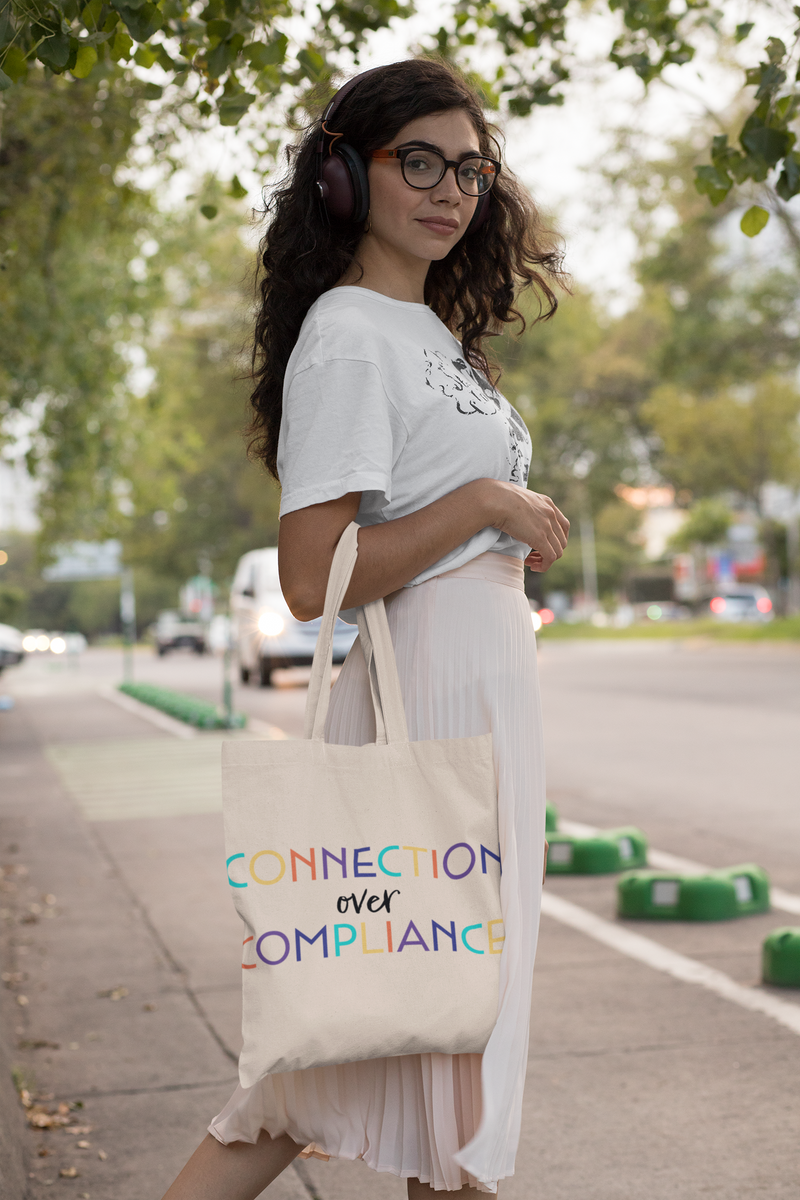 🖤🌈 CONNECTION over COMPLIANCE – Modern Values DTF Transfer FT624