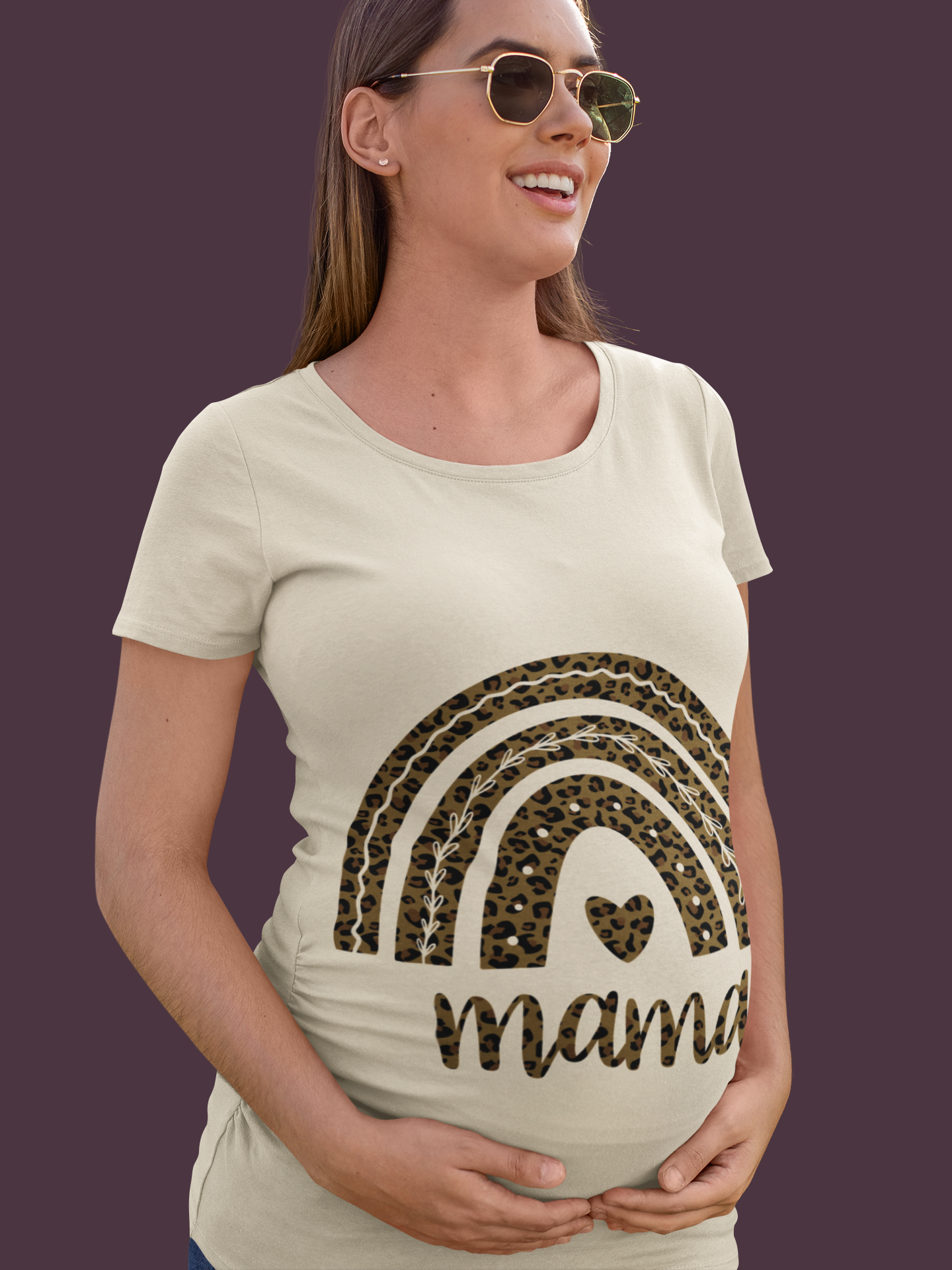 🤎 Mama Rainbow – Leopard Print DTF Transfer FT870