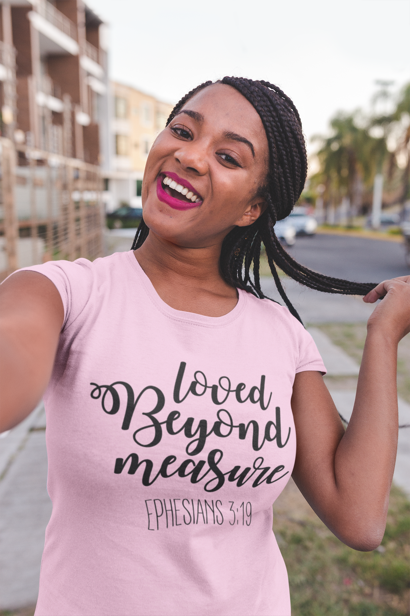 🤍✨ Loved Beyond Measure – Ephesians 3:19 DTF Transfer FT914