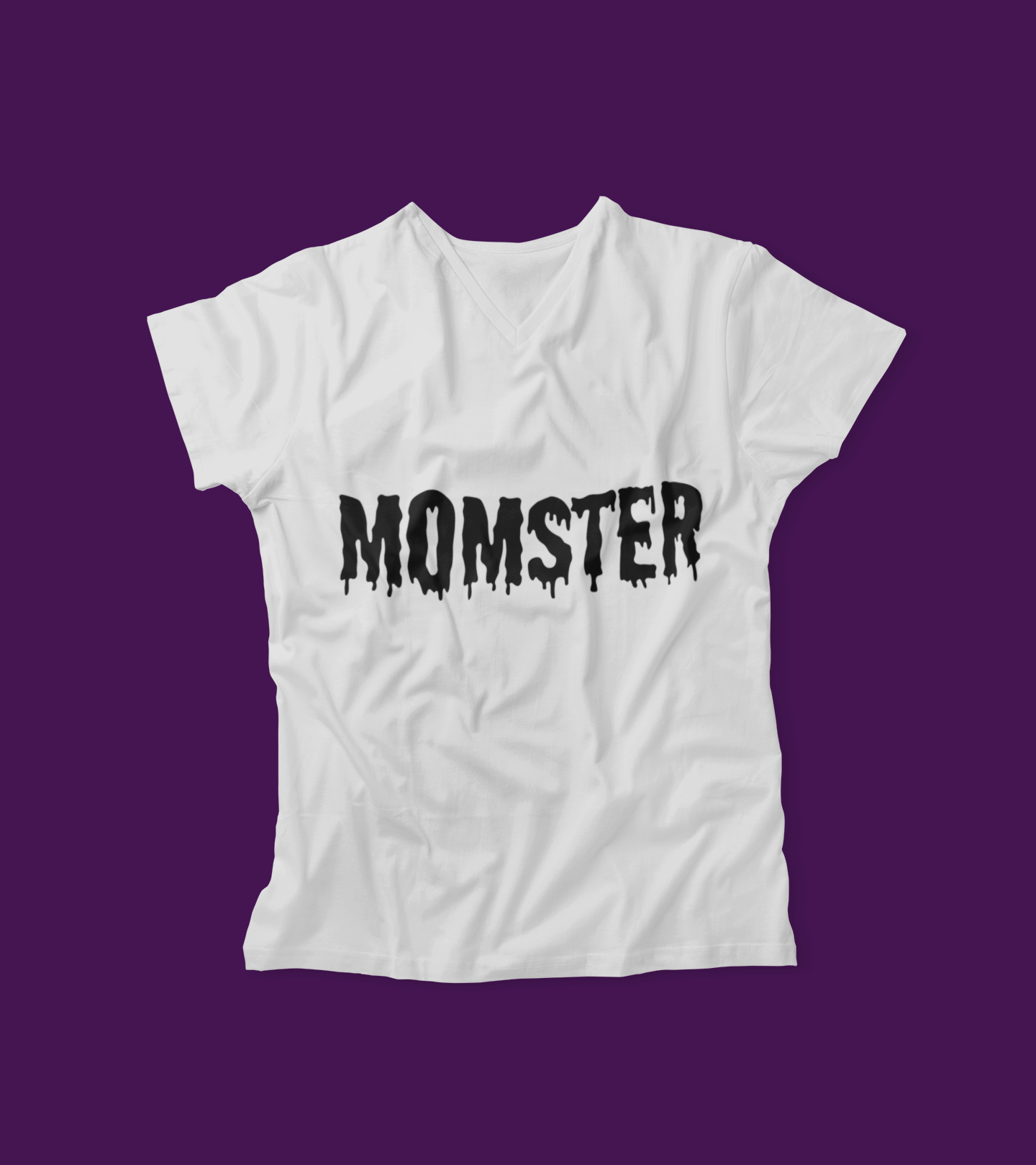 👻🩸 MOMSTER – For Halloween Black Font DTF Transfer  FT603