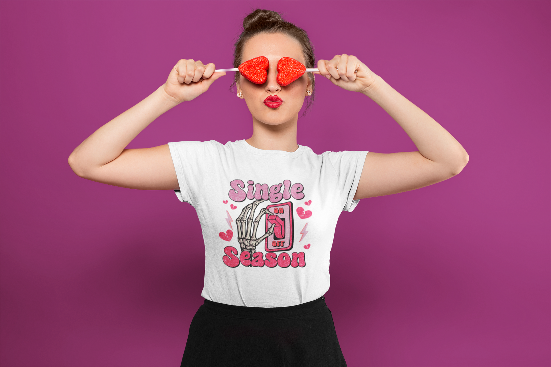 💔⚡ Single Season – Valentine’s Day Anti-Love | DTF Transfer FT1133