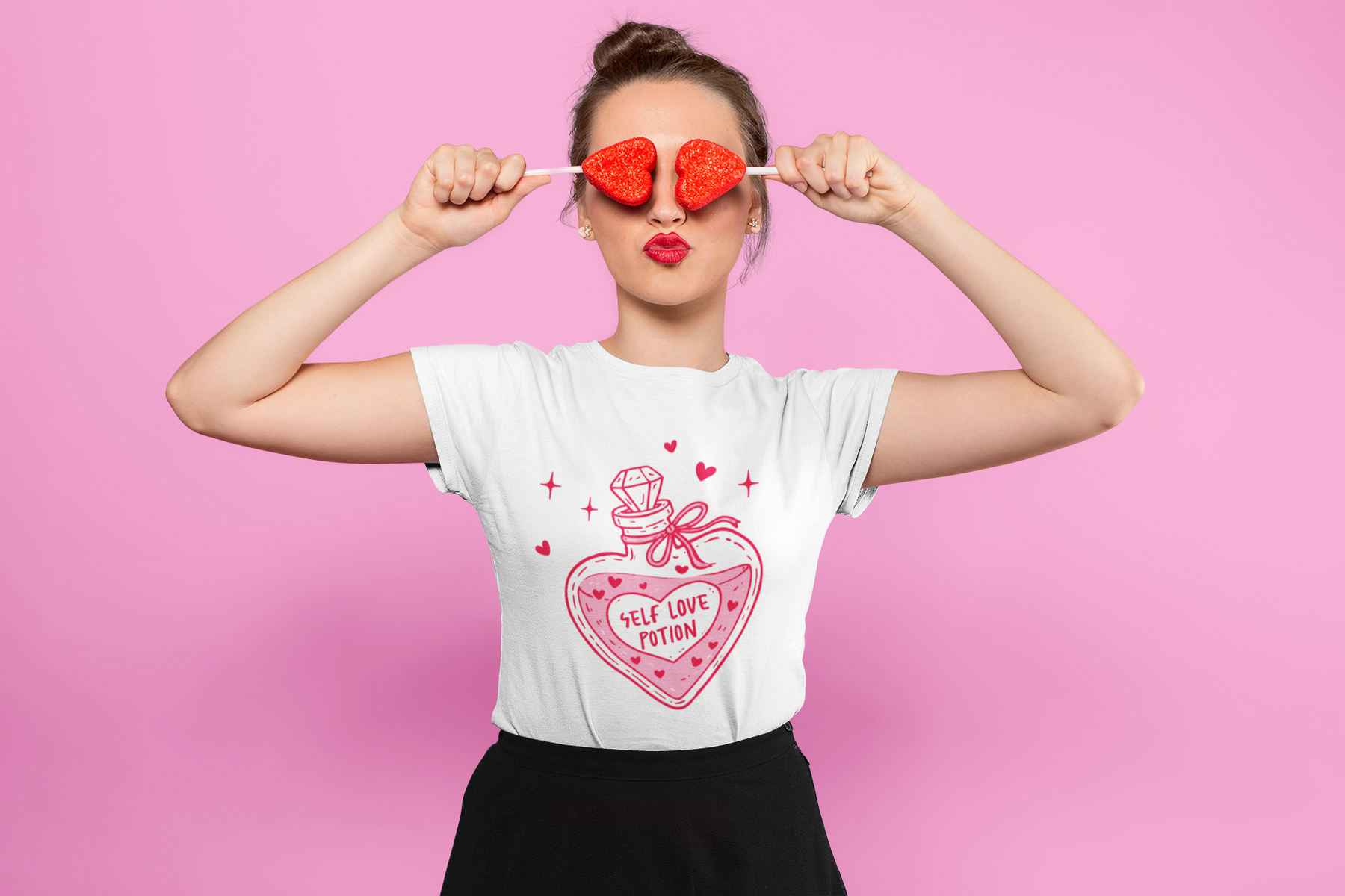 💕 Self Love Potion – Valentine’s Day  | DTF Transfer FT1116