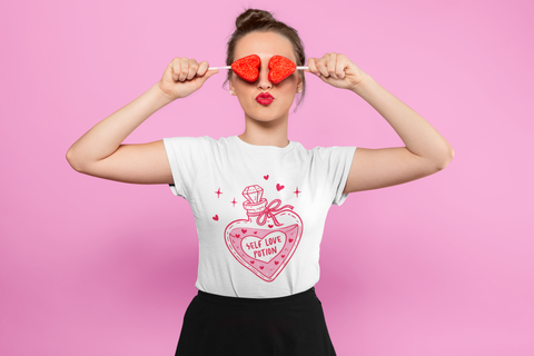 💕 Self Love Potion – Valentine’s Day  | DTF Transfer FT1116