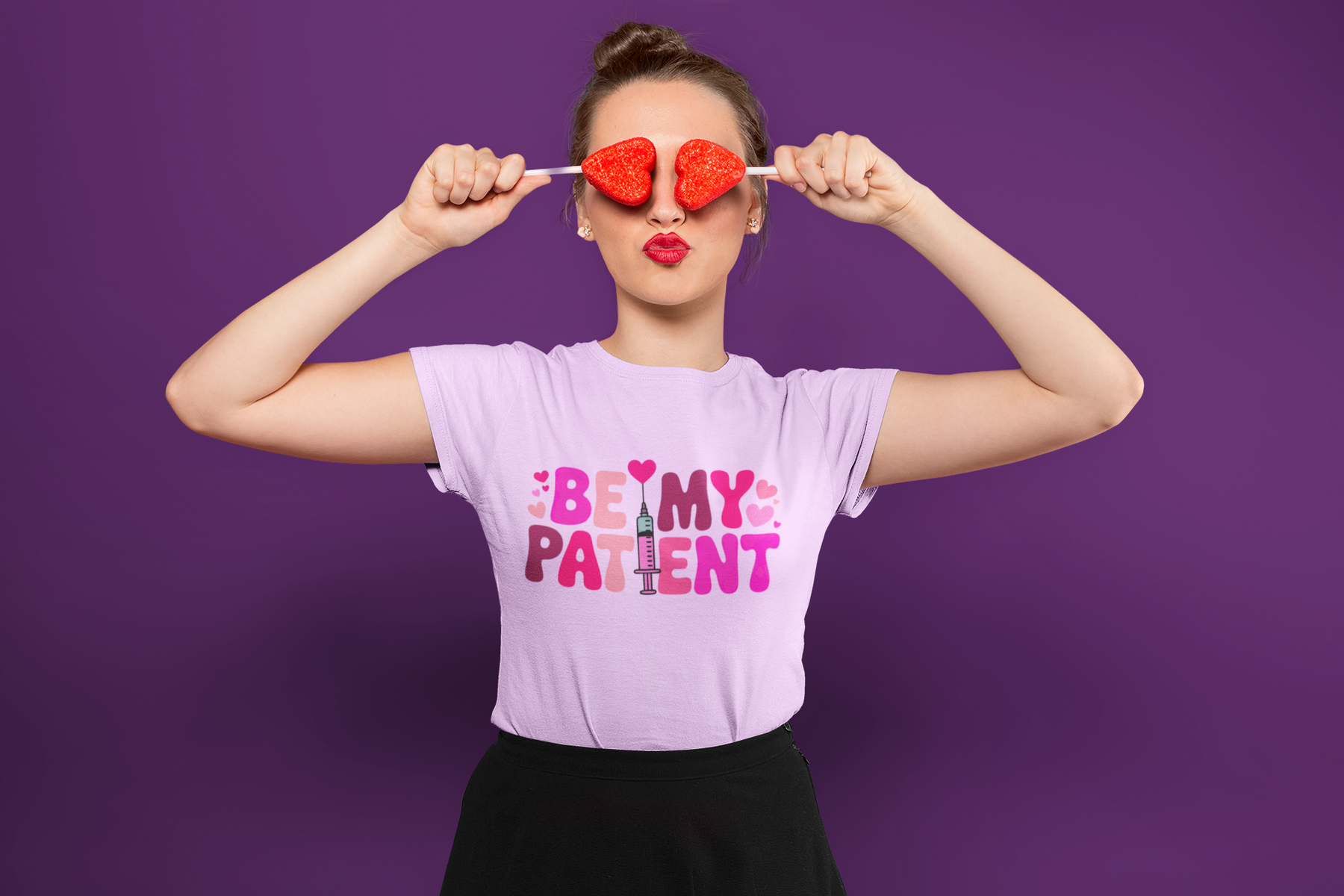 💉💖 Be My Patient – Nurse Valentine Funny Love Design | DTF Transfer FT1128
