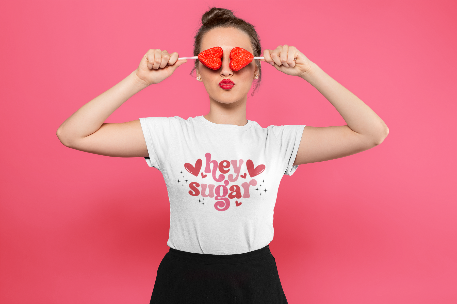 💖🍬 Hey Sugar – Valentine’s Day Sweet Love | DTF Transfer FT1131