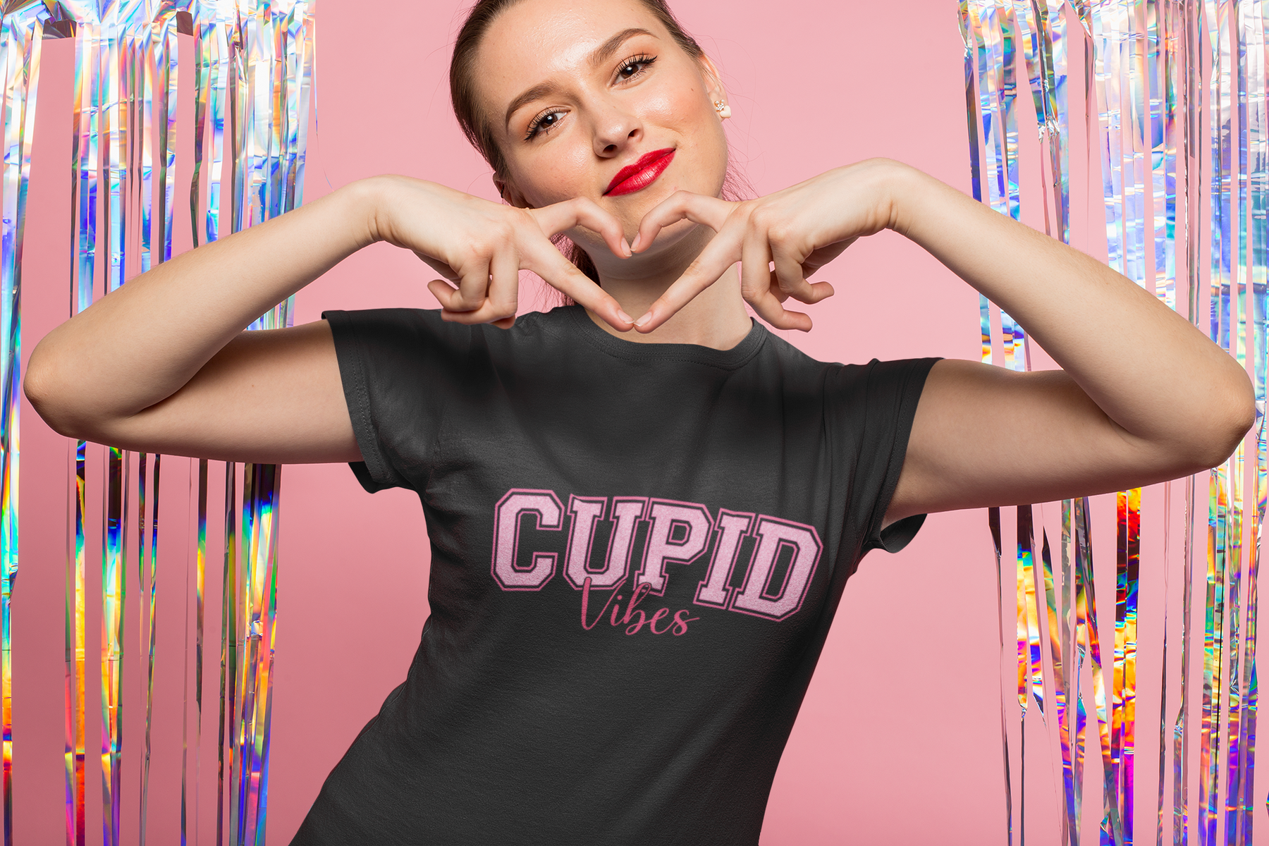 💘🏹 CUPID VIBES – Valentine’s Day Statement | DTF Transfer FT1089