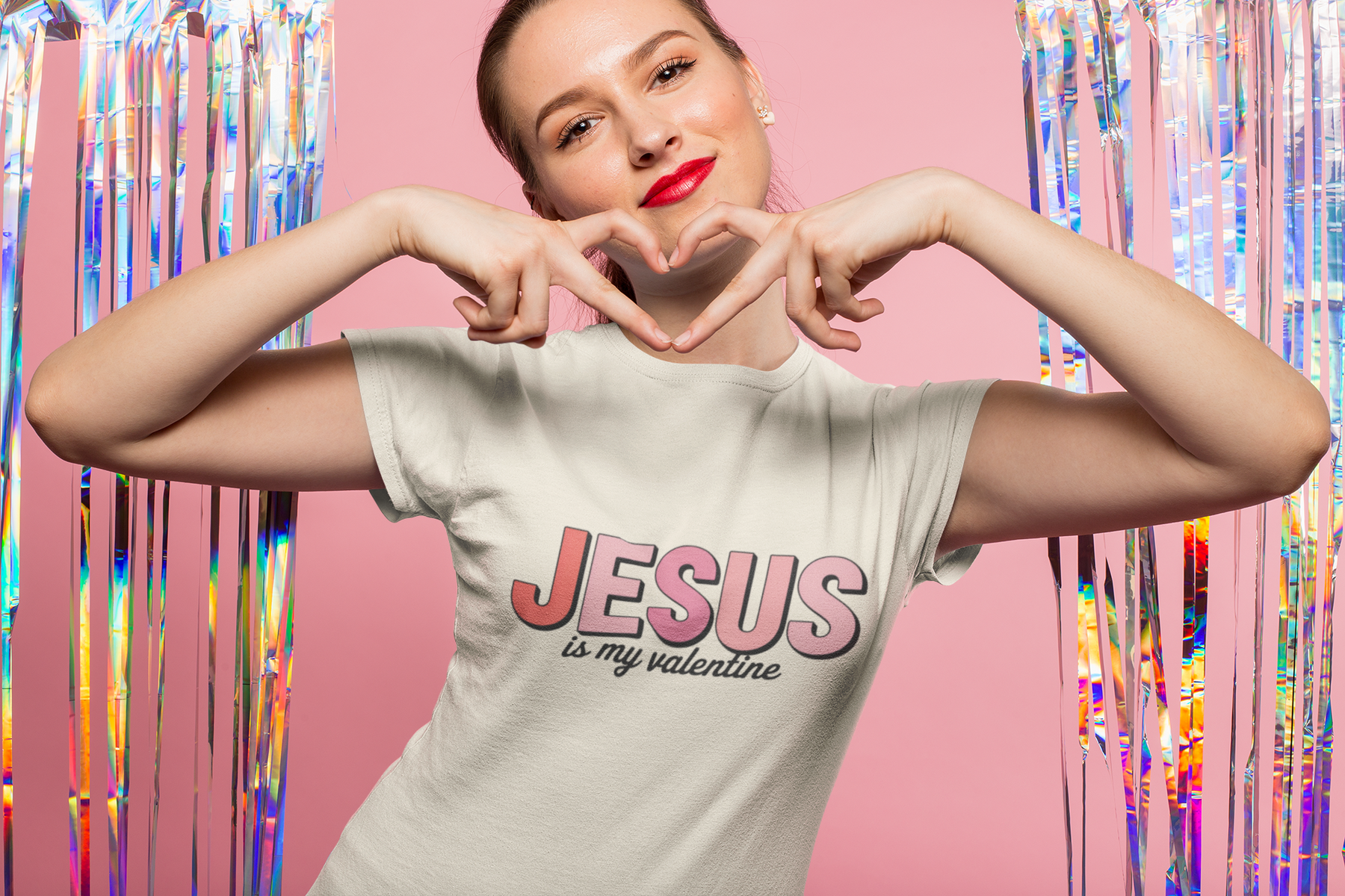 💕 JESUS Is My Valentine – Valentine’s Day | DTF Transfer FT1100