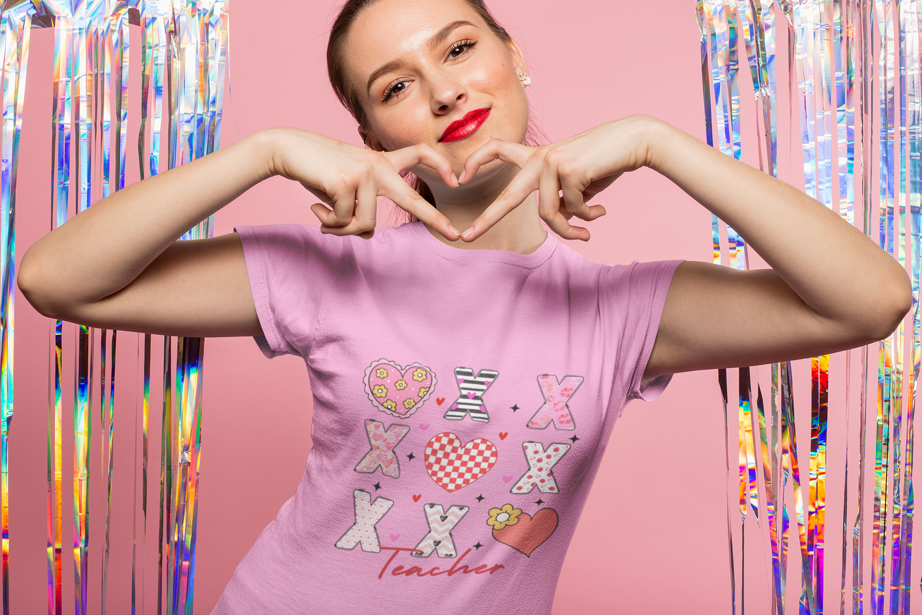 💖 XOXO Teacher – Valentine’s Day | DTF Transfer FT1123