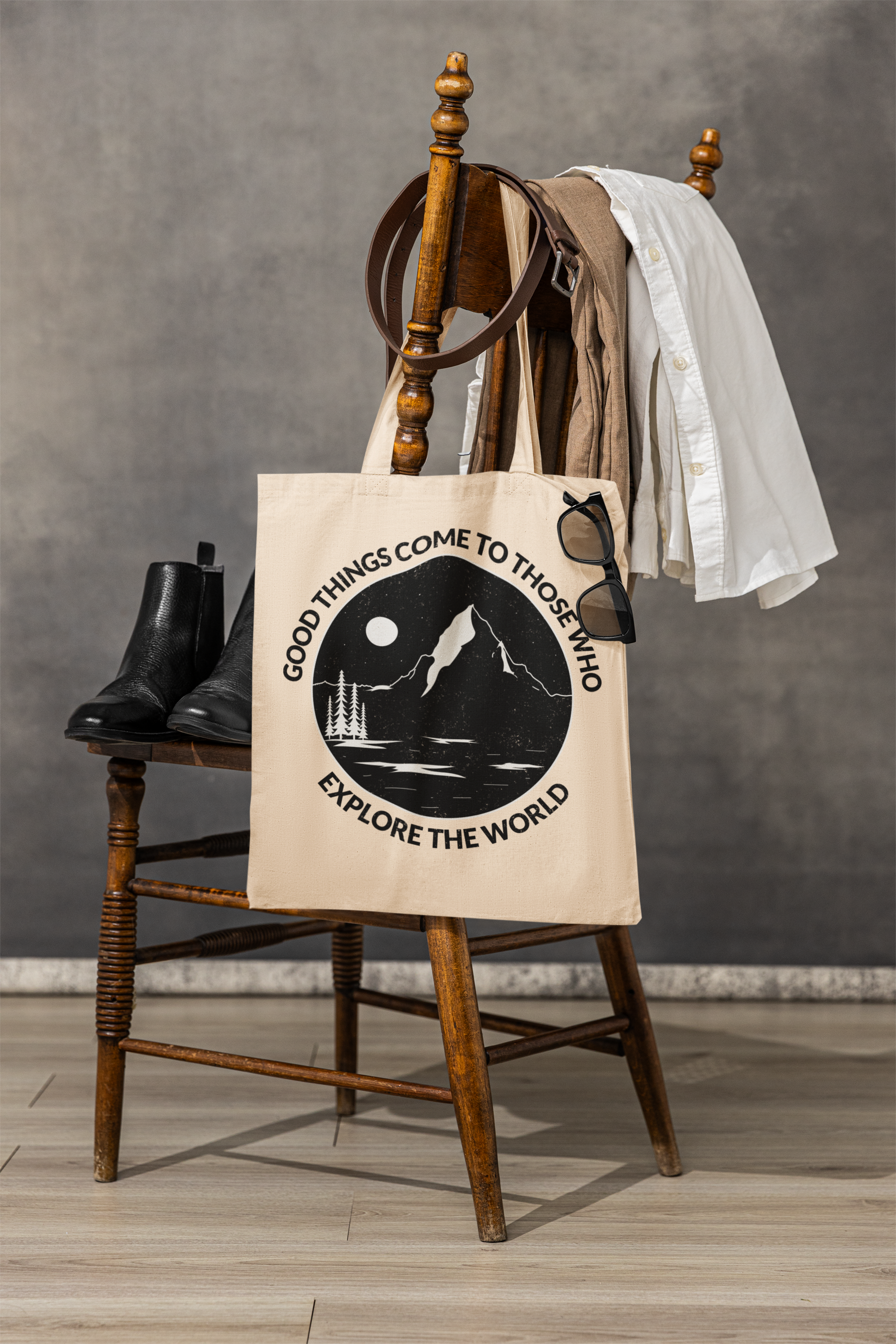 🌍🌙 Good Things Come to Those Who Explore the World  |  DTF Transfer FT850