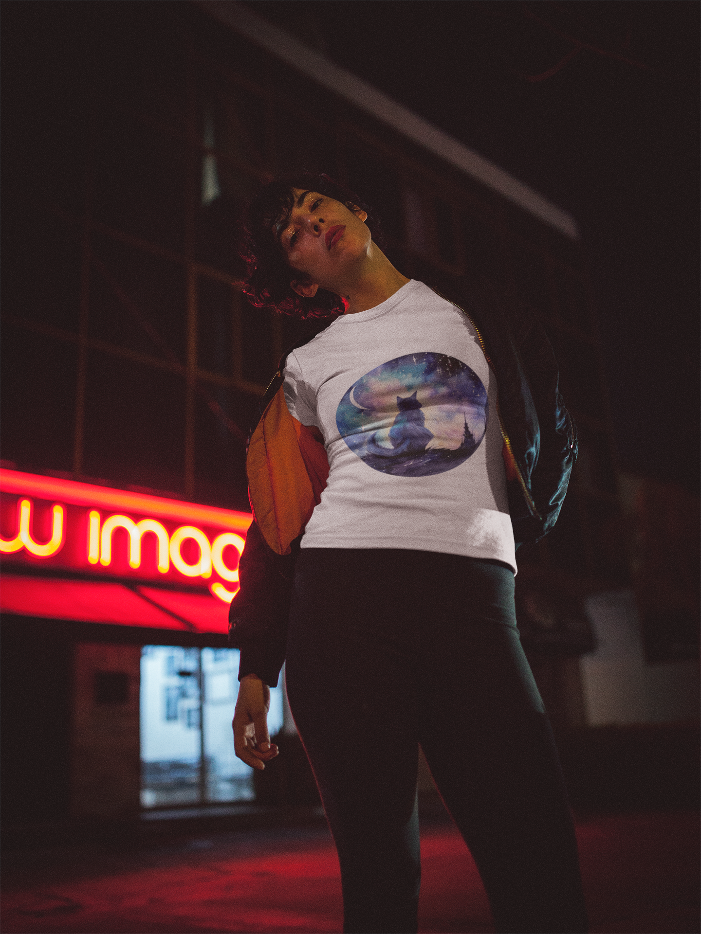 🐈 The Cat of the Storm Design DTF Transfer FT227