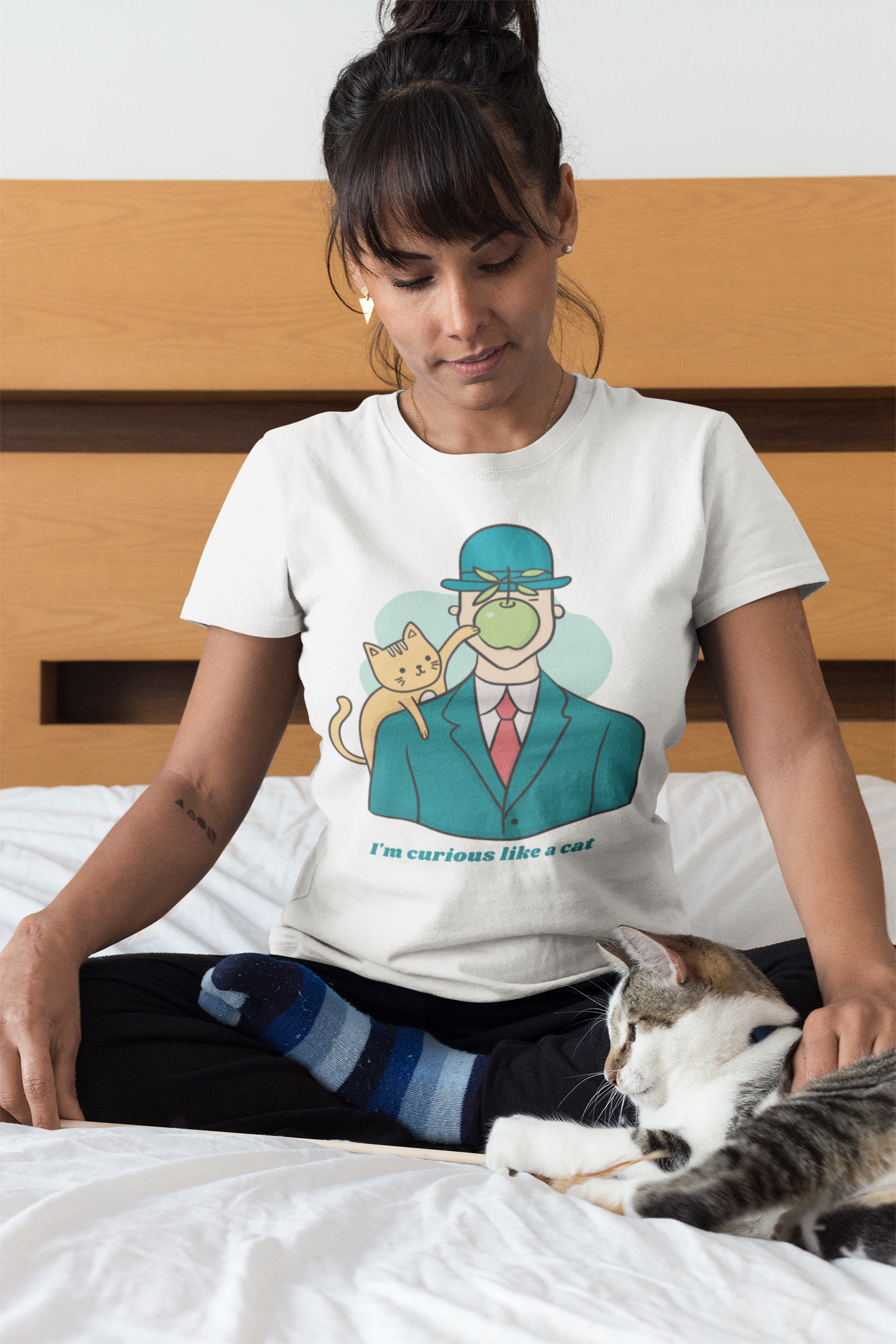 🐾 I'm Curious Like a Cat Design DTF Transfer FT420