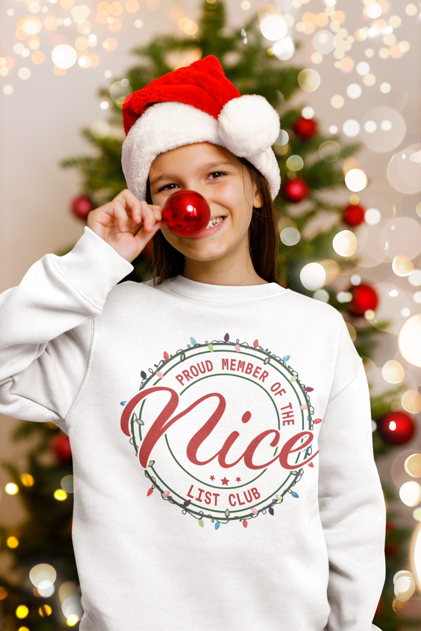 🎄 Proud Member of the Nice List Club Design DTF Transfer FT419